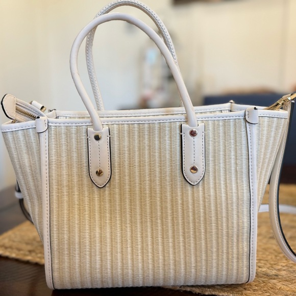 Kate Spade Beige and White Ladybug Tote - Picture 2 of 4